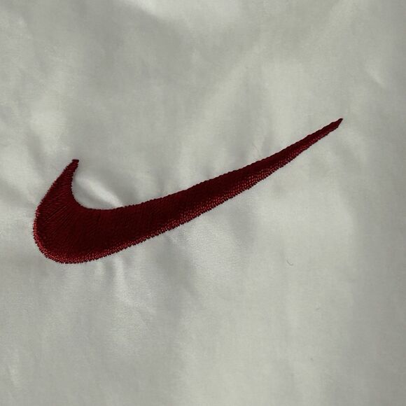 Arkansas Razorbacks Nike Jacket Mens S Windbreaker 1/4 Zip White On-Field - Picture 5 of 16